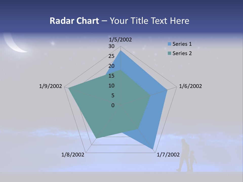 Hand Dust Night PowerPoint Template