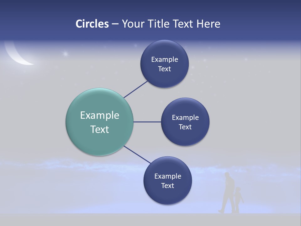 Hand Dust Night PowerPoint Template