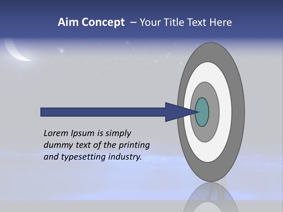 Hand Dust Night PowerPoint Template