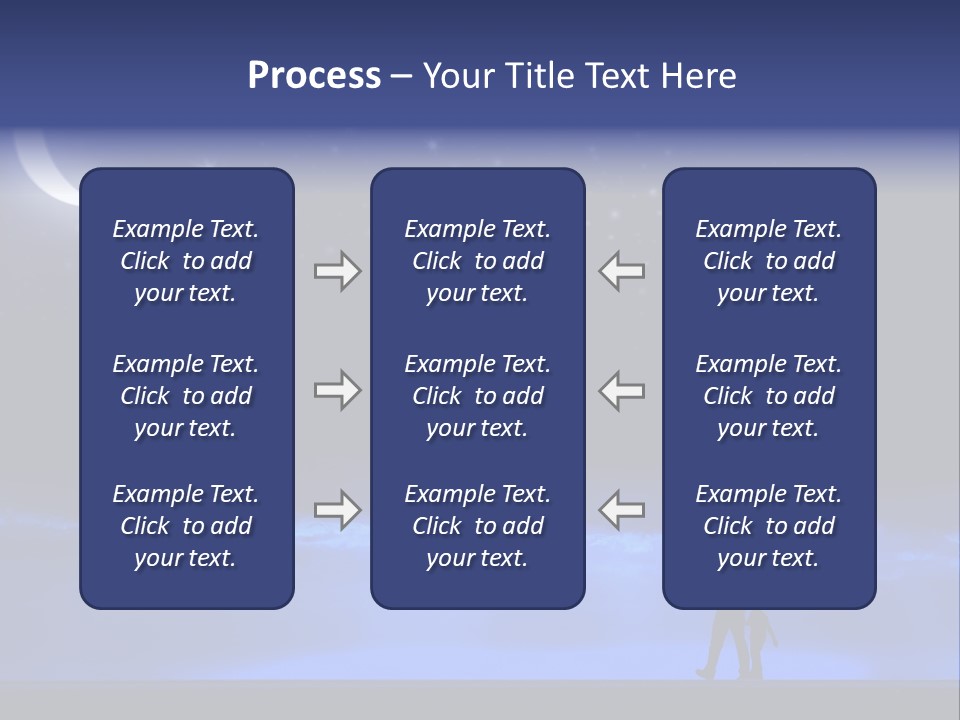 Hand Dust Night PowerPoint Template