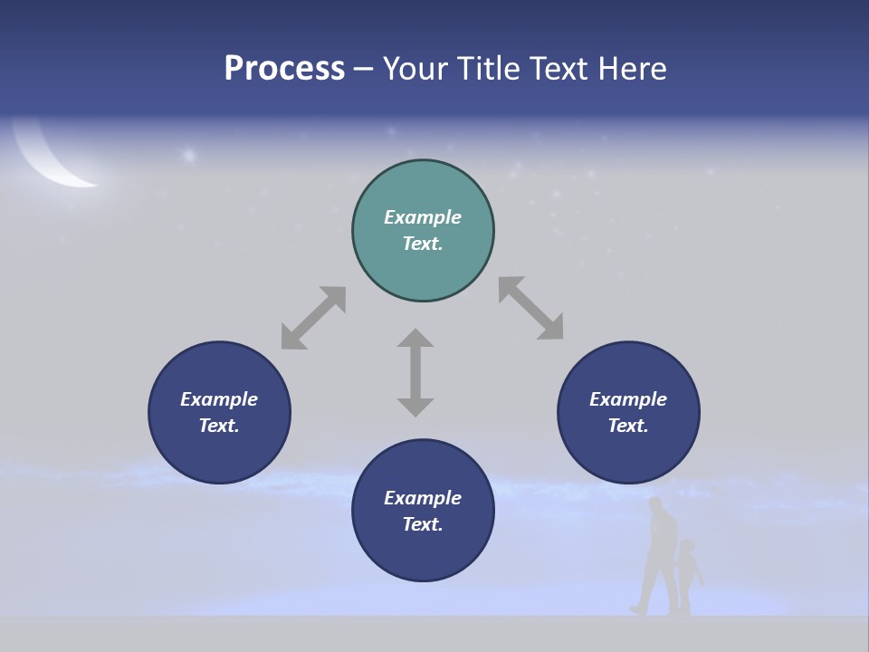 Hand Dust Night PowerPoint Template