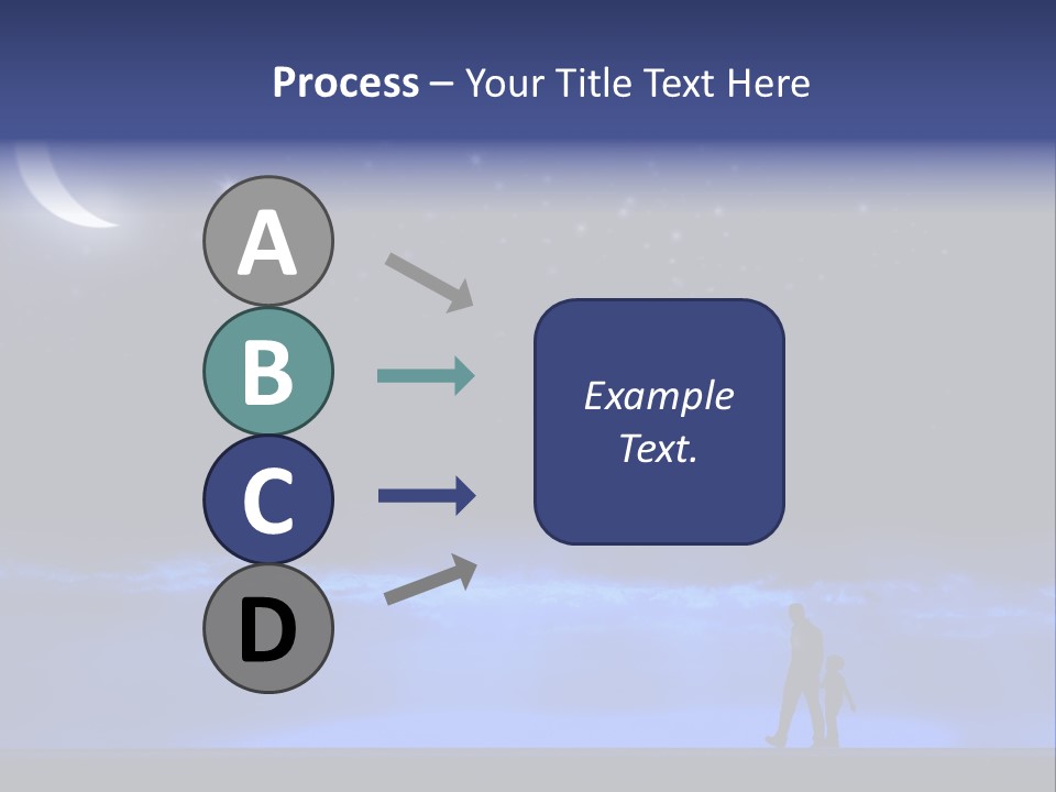 Hand Dust Night PowerPoint Template
