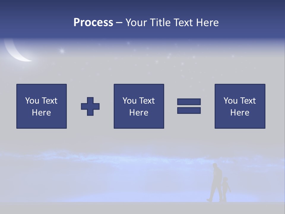 Hand Dust Night PowerPoint Template