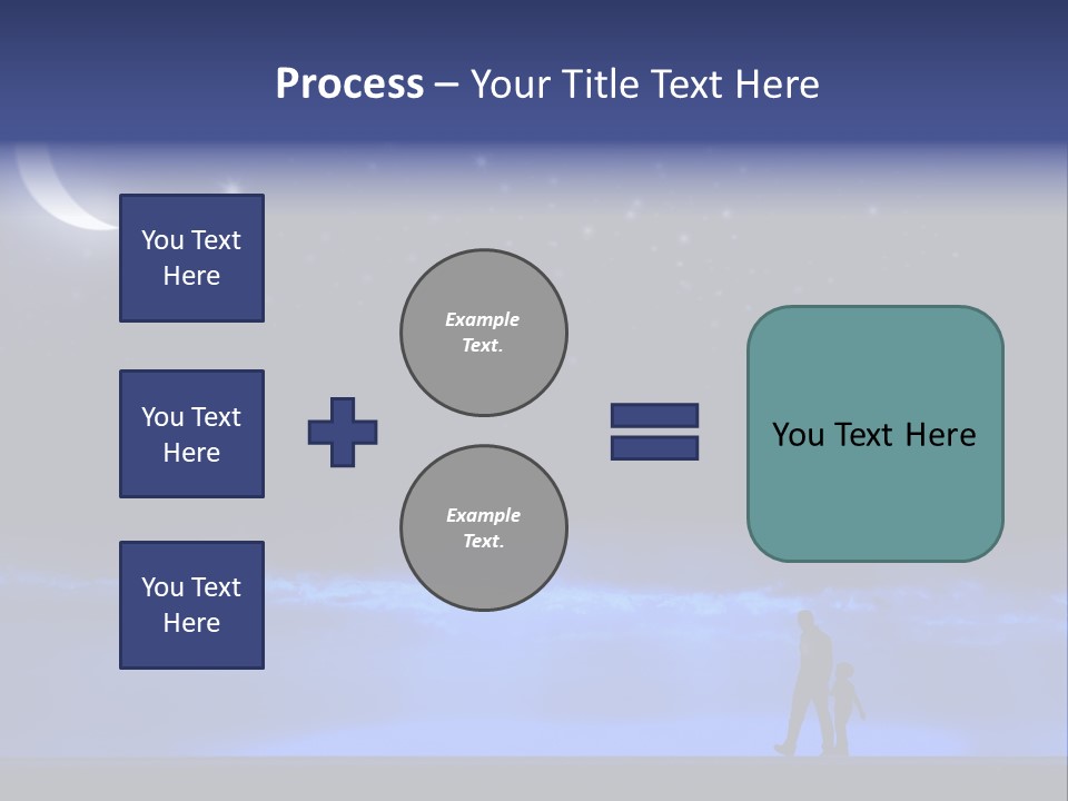 Hand Dust Night PowerPoint Template