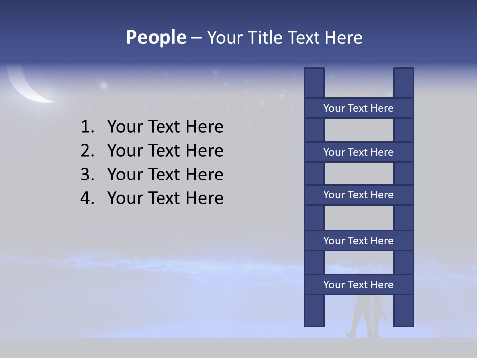 Hand Dust Night PowerPoint Template