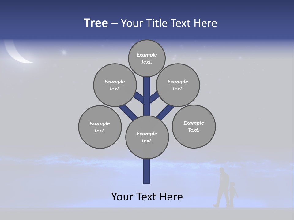 Hand Dust Night PowerPoint Template