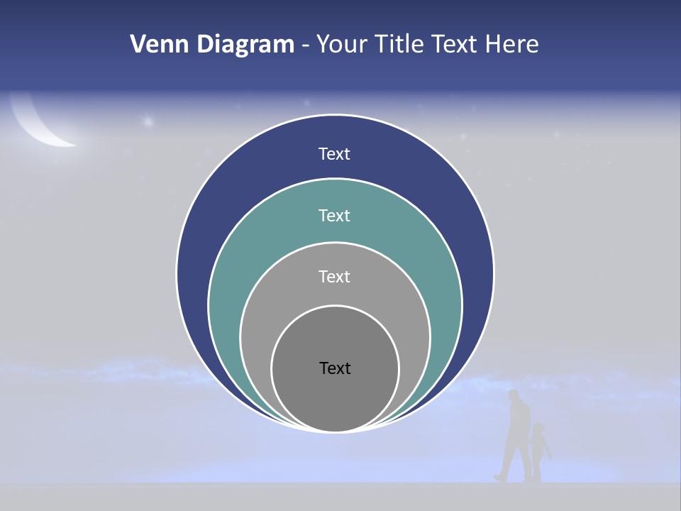Hand Dust Night PowerPoint Template
