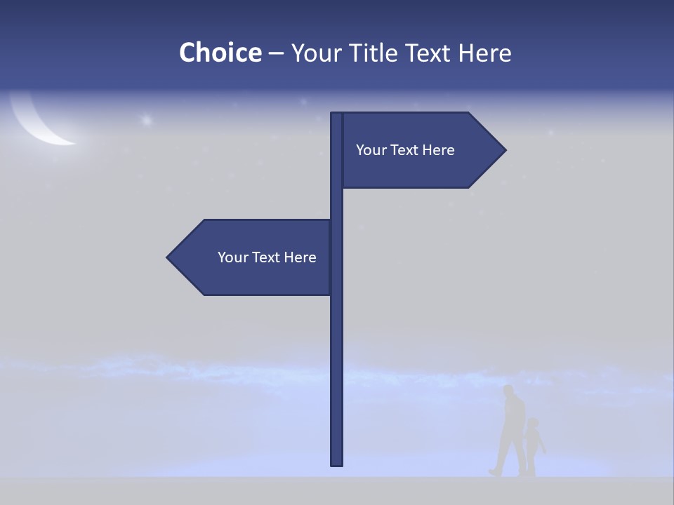 Hand Dust Night PowerPoint Template