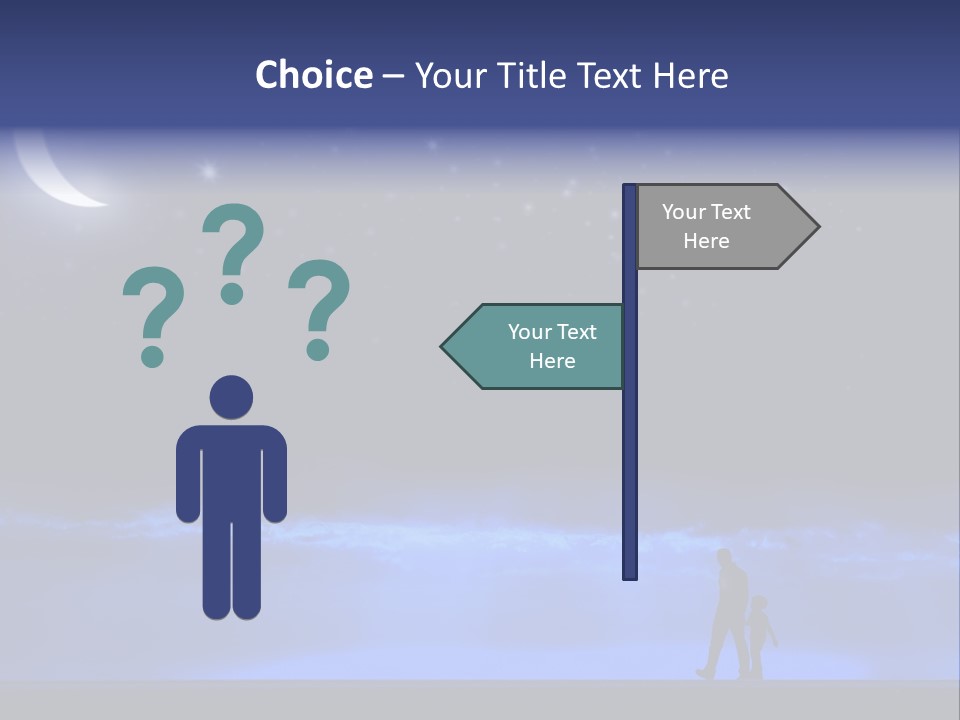 Hand Dust Night PowerPoint Template