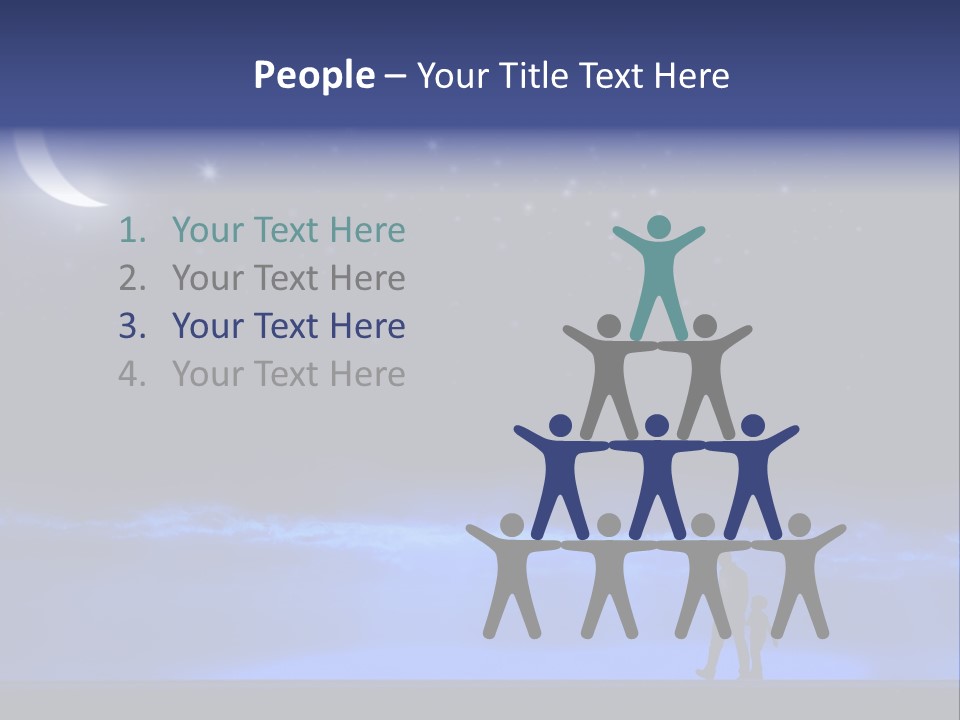 Hand Dust Night PowerPoint Template