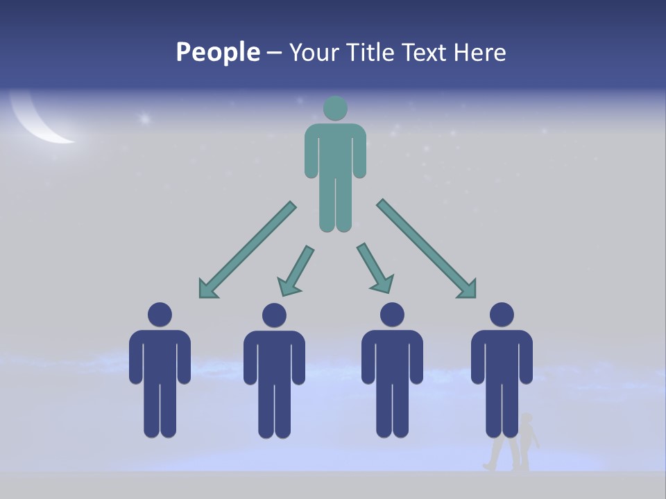 Hand Dust Night PowerPoint Template