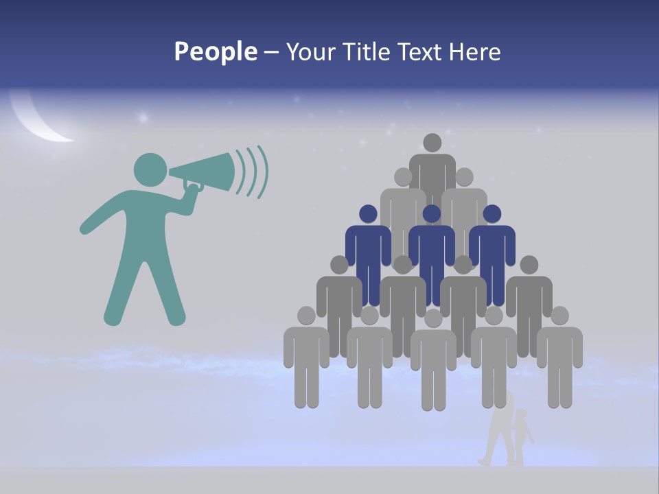 Hand Dust Night PowerPoint Template