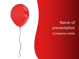 Celebration Party Rubber PowerPoint Template