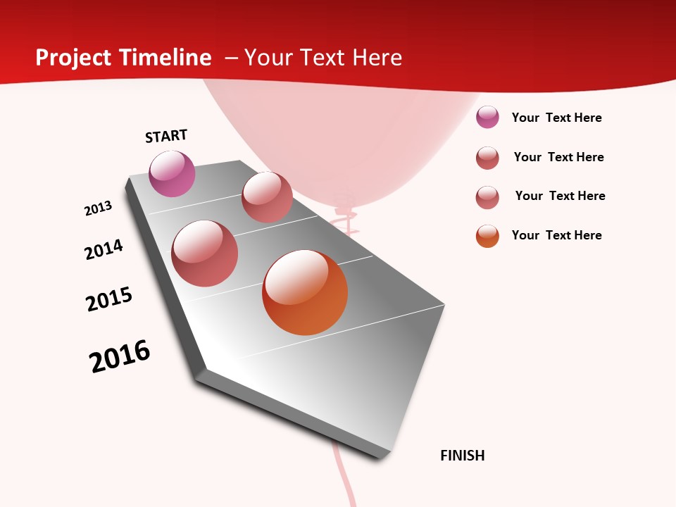 Celebration Party Rubber PowerPoint Template