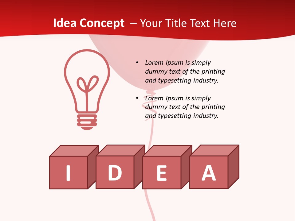 Celebration Party Rubber PowerPoint Template