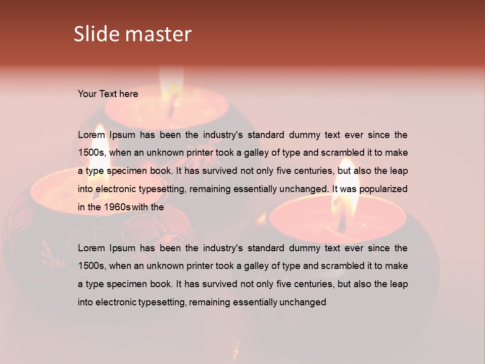 Peace Easter Red PowerPoint Template