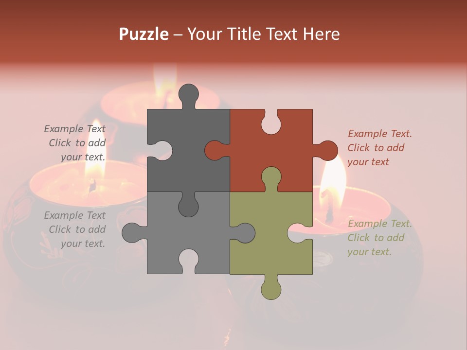 Peace Easter Red PowerPoint Template