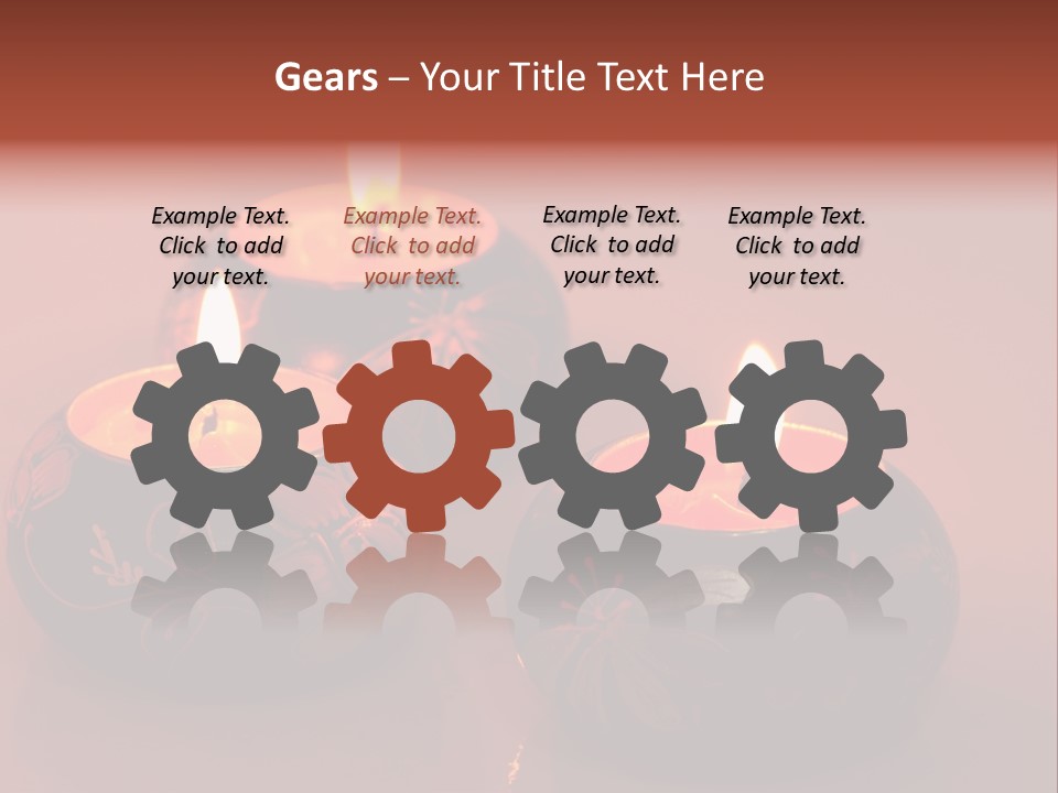 Peace Easter Red PowerPoint Template