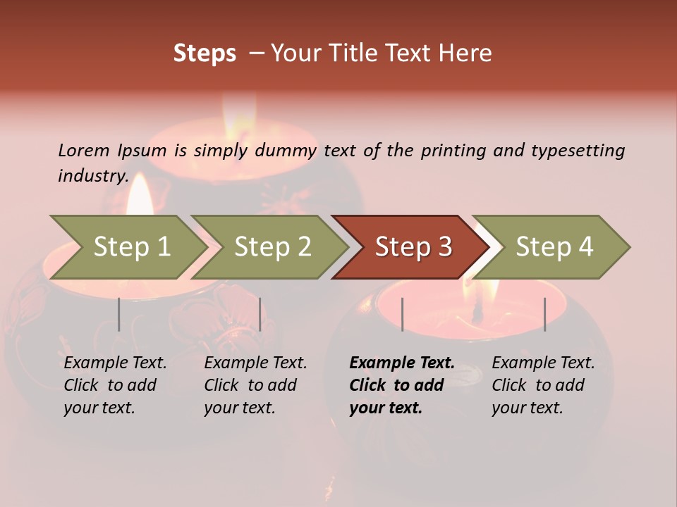 Peace Easter Red PowerPoint Template