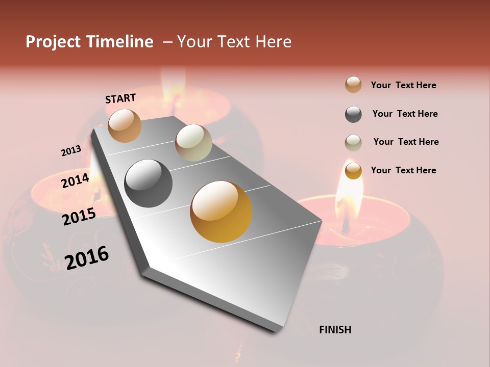 Peace Easter Red PowerPoint Template