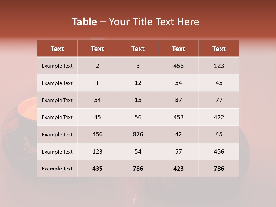 Peace Easter Red PowerPoint Template