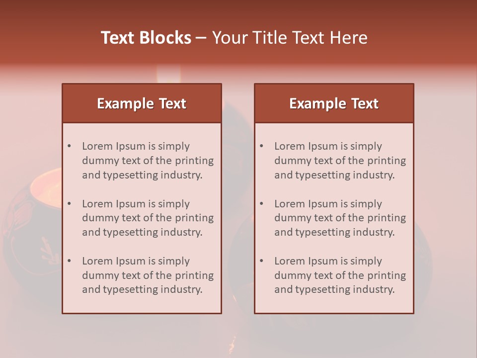 Peace Easter Red PowerPoint Template