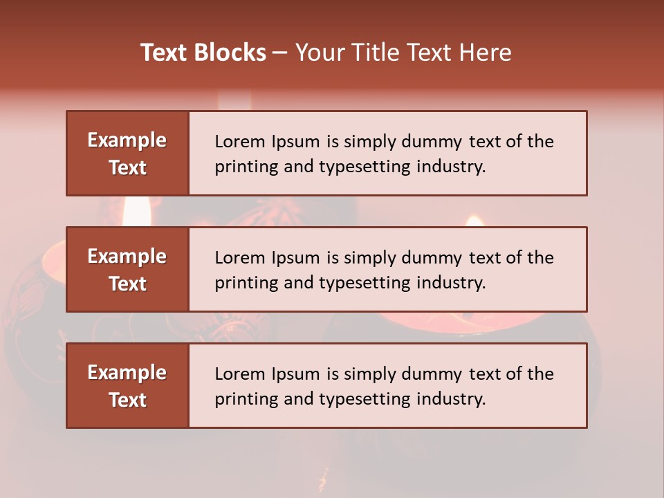 Peace Easter Red PowerPoint Template