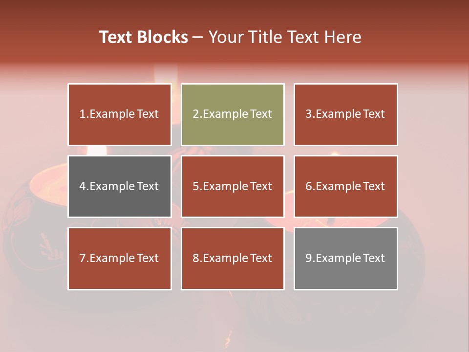 Peace Easter Red PowerPoint Template