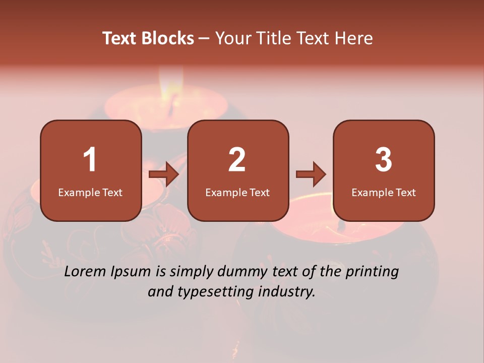 Peace Easter Red PowerPoint Template