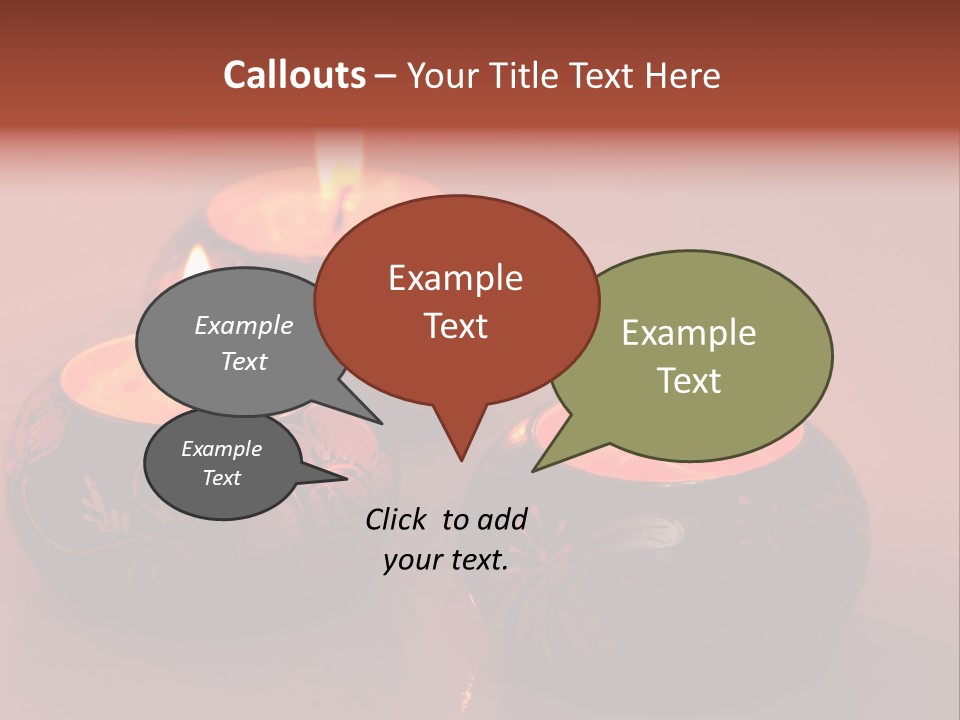 Peace Easter Red PowerPoint Template