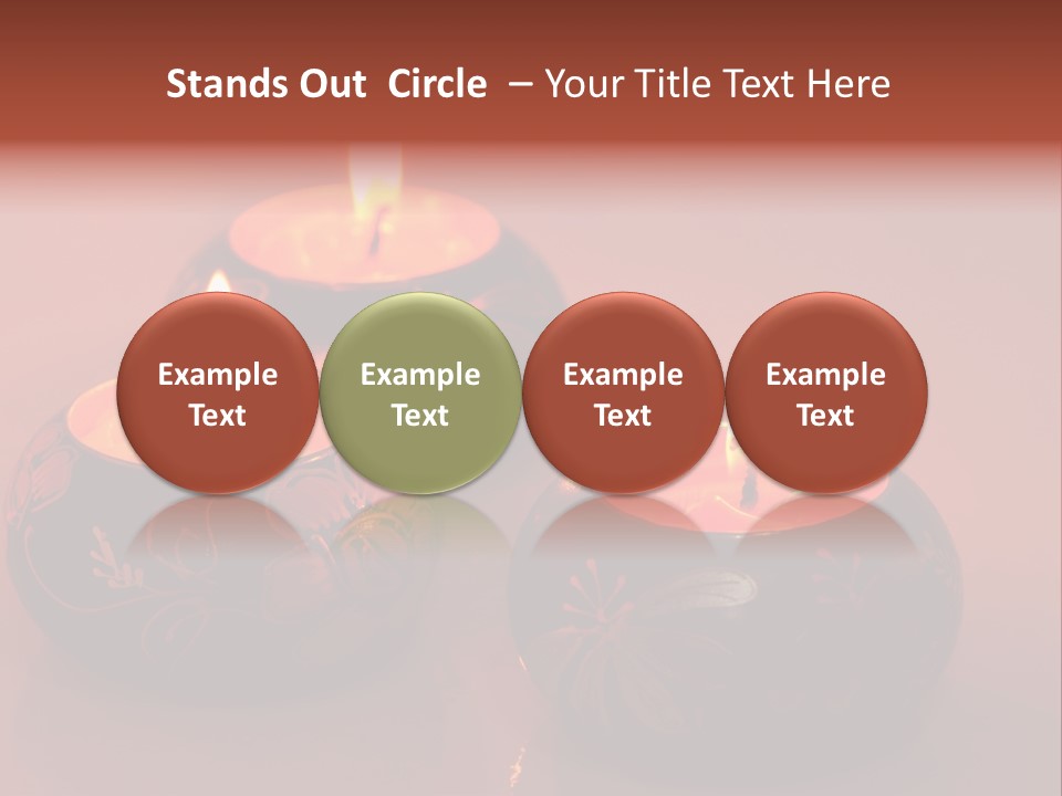 Peace Easter Red PowerPoint Template