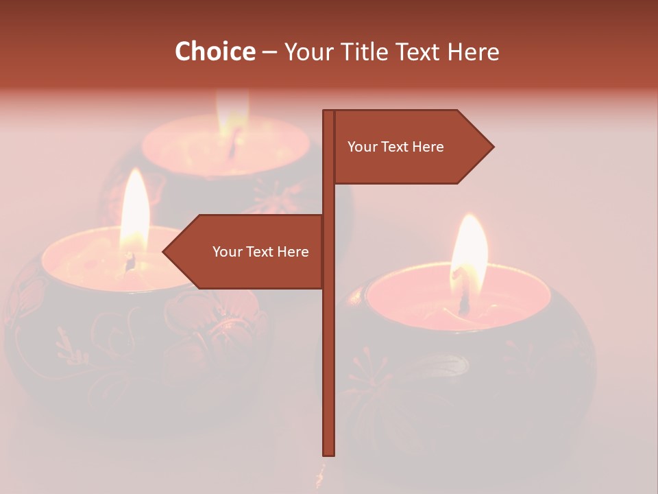 Peace Easter Red PowerPoint Template