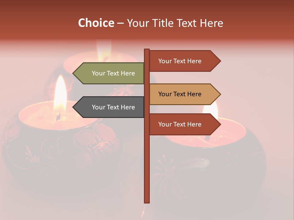 Peace Easter Red PowerPoint Template