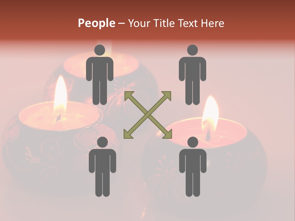 Peace Easter Red PowerPoint Template