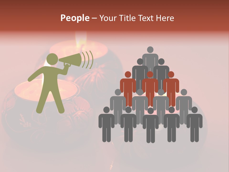 Peace Easter Red PowerPoint Template