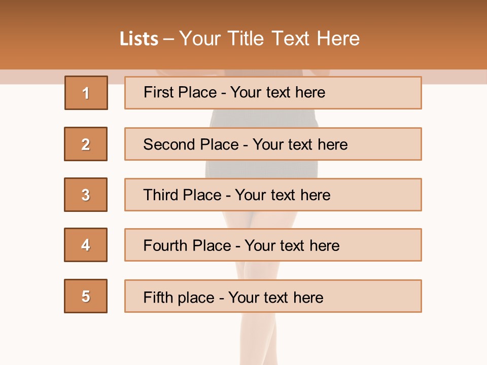 Leggy Beautiful Gorgeous PowerPoint Template