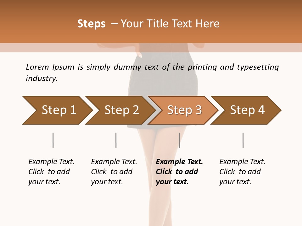 Leggy Beautiful Gorgeous PowerPoint Template