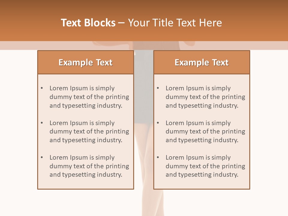 Leggy Beautiful Gorgeous PowerPoint Template