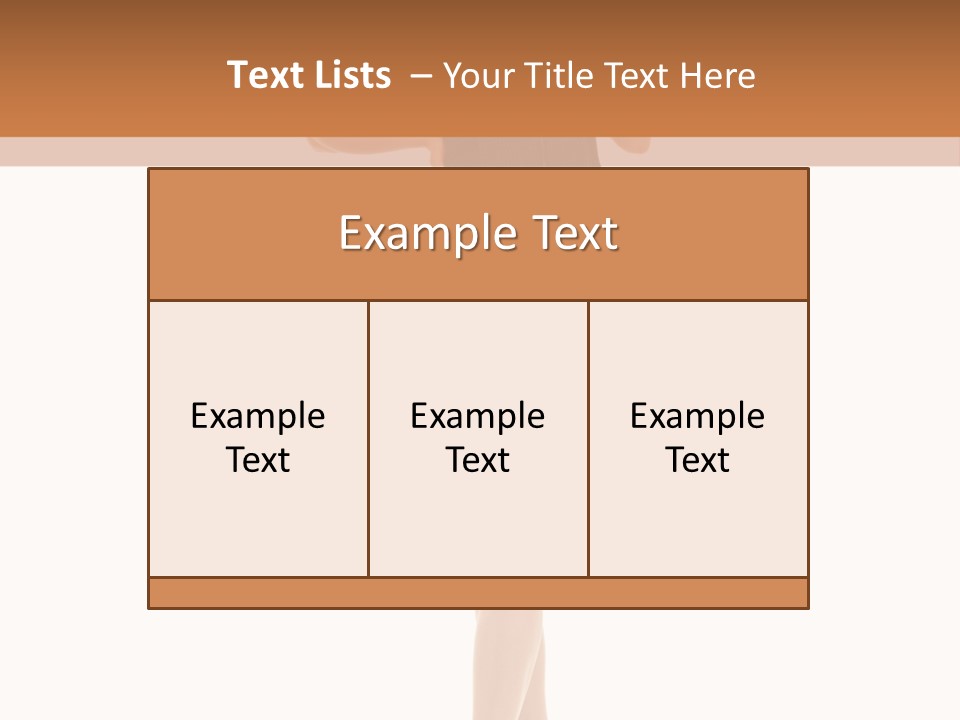 Leggy Beautiful Gorgeous PowerPoint Template