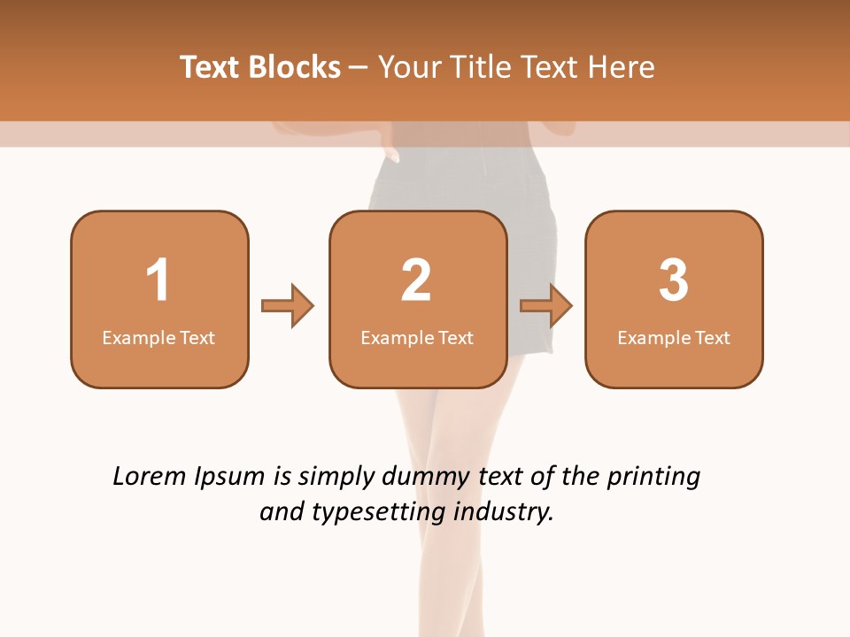 Leggy Beautiful Gorgeous PowerPoint Template