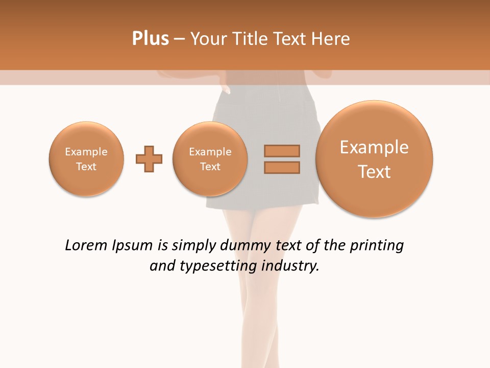 Leggy Beautiful Gorgeous PowerPoint Template