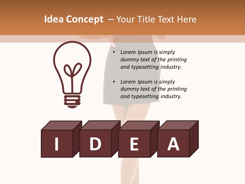 Leggy Beautiful Gorgeous PowerPoint Template