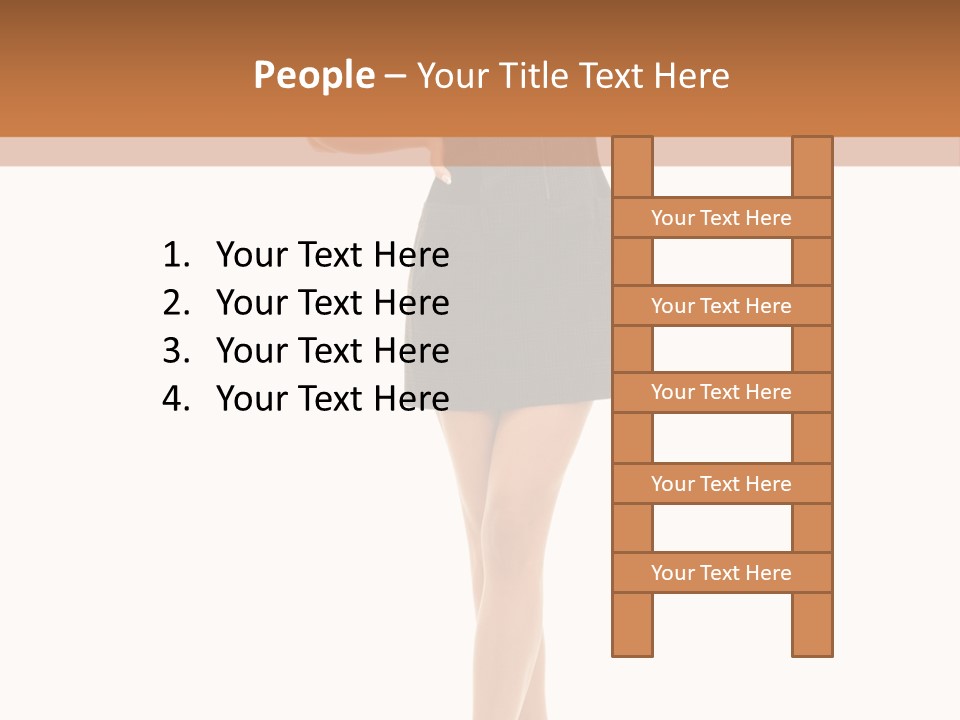 Leggy Beautiful Gorgeous PowerPoint Template
