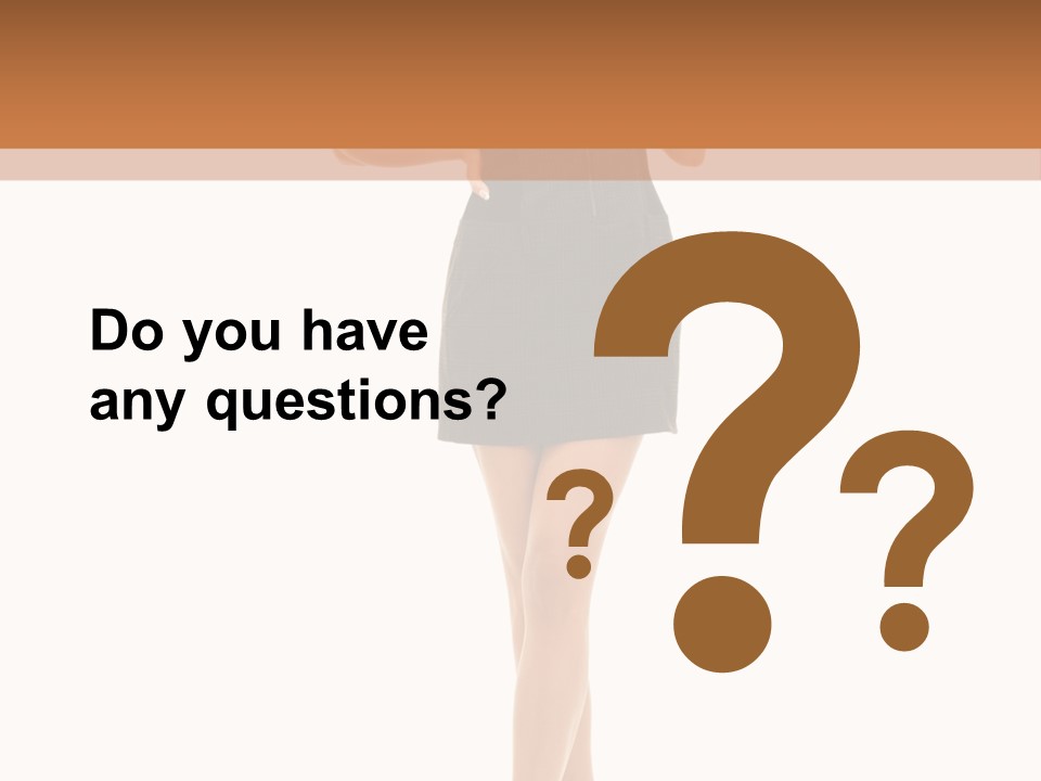 Leggy Beautiful Gorgeous PowerPoint Template