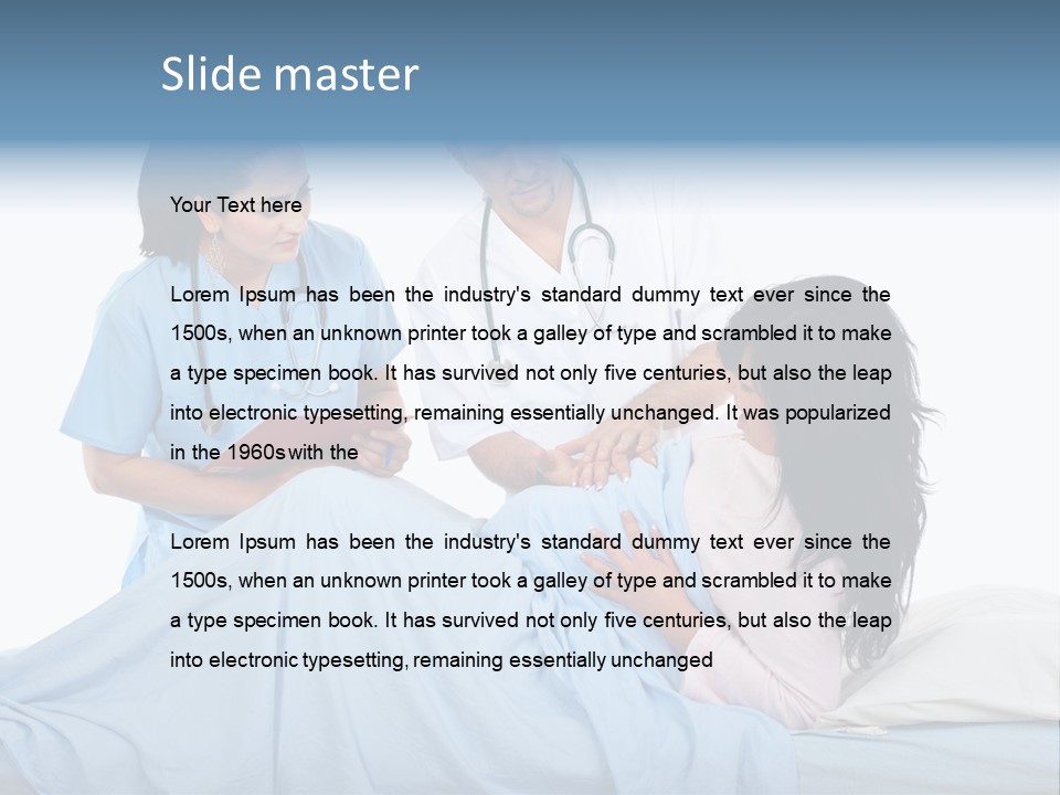 Checking Serious Stethoscope PowerPoint Template