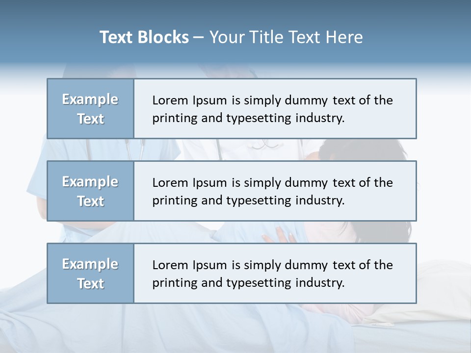 Checking Serious Stethoscope PowerPoint Template