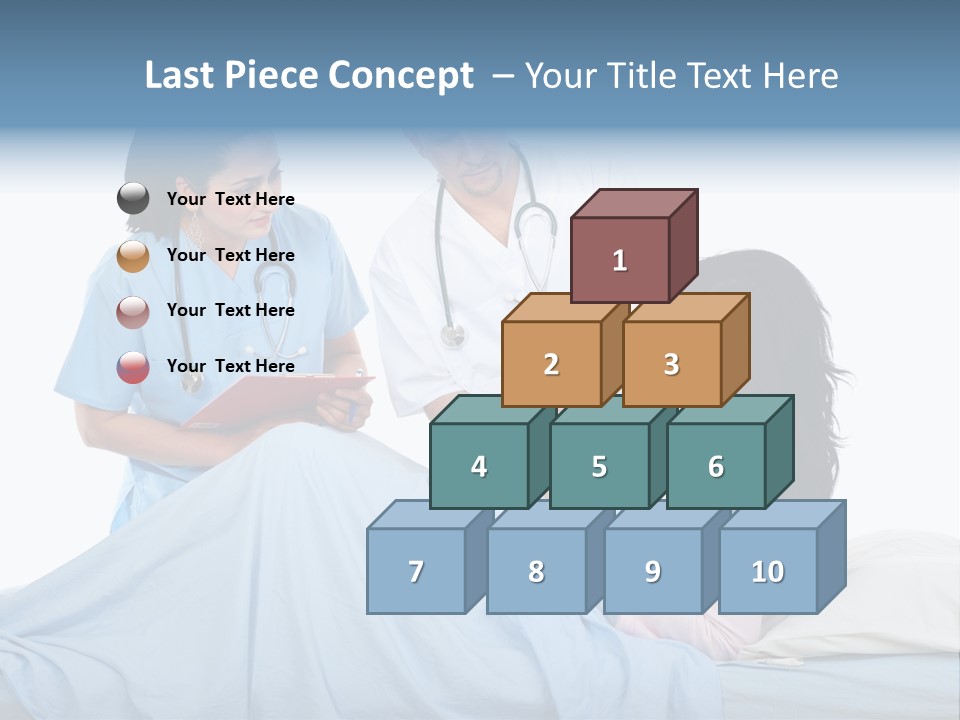 Checking Serious Stethoscope PowerPoint Template