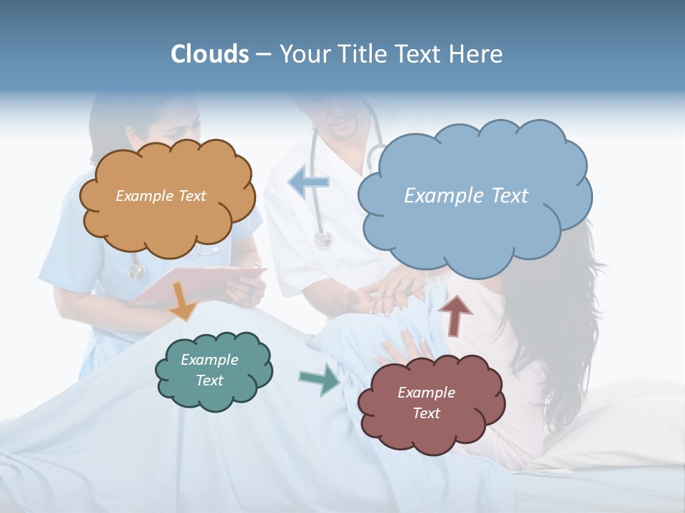 Checking Serious Stethoscope PowerPoint Template