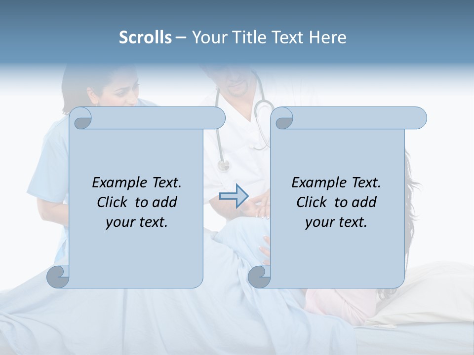 Checking Serious Stethoscope PowerPoint Template