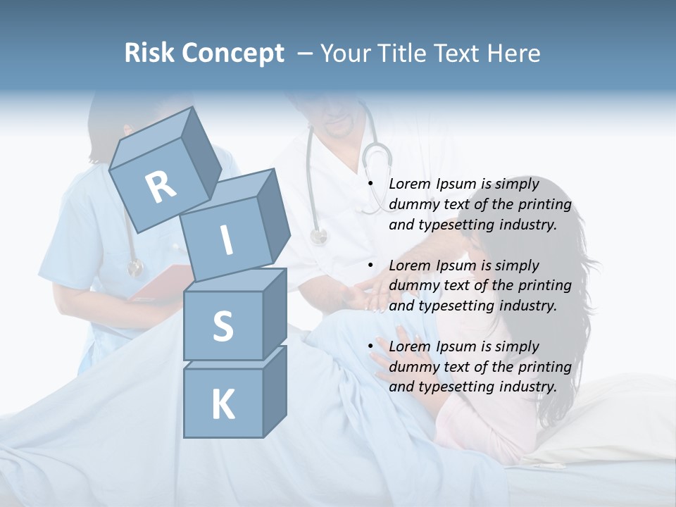 Checking Serious Stethoscope PowerPoint Template